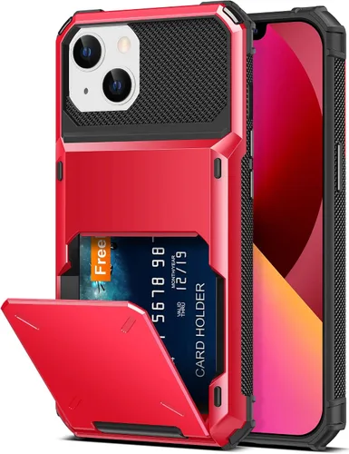 Miniatura 9 de TITACUTE Funda Cartera para iPhone 13 Pro Max con Soporte para 4 Tarjetas de Crédito, Diseño de Tapa Plegable, Ranura para ID, Bolsillo Trasero