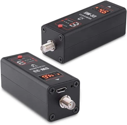 Miniatura 4 de Medidor de energía y SWR de mano,100W Mini Digital VHF UHF SMA Hembra Potencia y SWR Medidor,Medidor de walkietalkie de mano, Medidor SWR