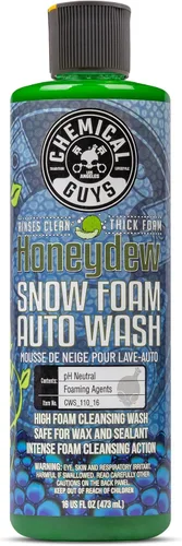 Miniatura 14 de Chemical Guys Jabón de lavado de autos para cañón de espuma o balde, jabón de espuma de nieve Honeydew para lavado de autos para camiones