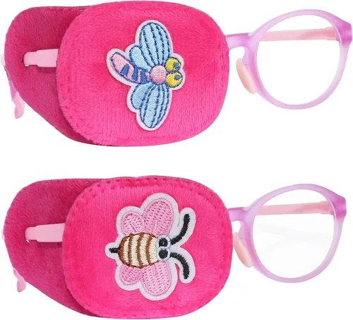 Astropic 2 parches oculares para niños | Parche de ojos para niñas para gafas | Parches médicos para los ojos para niños con ojo perezoso | Parche