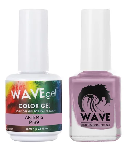 Miniatura 121 de WAVEGEL - Juego dúo de gel y esmalte de uñas a juego - Colección Simplicity - #P109 Blizzard I 0.5 onzas
