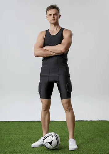 Miniatura 2 de Topeter Pantalones cortos acolchados de compresión para hombre, ropa interior protectora de baloncesto