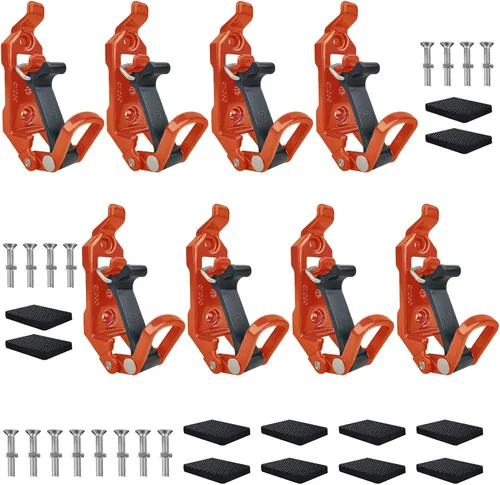 Miniatura 8 de 2 piezas de soporte para palas para portaequipajes de techo, equipo todo terreno, soporte para Rotopax, soporte para palas para camiones, soporte