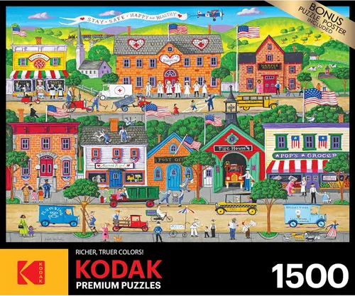 Miniatura 4 de RoseArt - Kodak Premium - Broadway, NYC - Rompecabezas de 1500 piezas para adultos