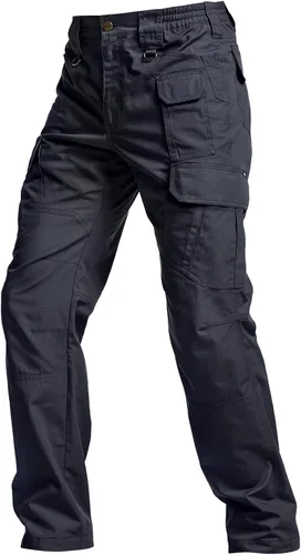 Miniatura 7 de CQR Pantalones tácticos para hombre, resistentes al agua, pantalones cargo Ripstop, ligeros EDC trabajo, senderismo, ropa para exteriores