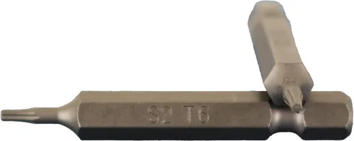 Miniatura 4 de TMAX Juego de puntas de destornillador de cabeza de estrella T6 Torx de 25 piezas, acero S2 de 6 puntos T-6 puntas de inserción de destornillador