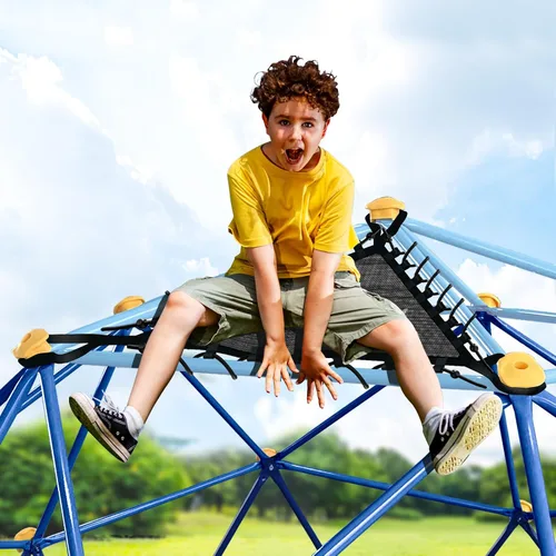 Miniatura 8 de JYGOPLA Silla de red para cúpula de escalada de 10 pies y 11 pies, accesorios de cúpula para escalar resistentes, fácil de instalar, para niños de 4