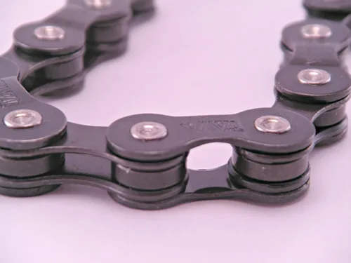 Miniatura 4 de Reacción en cadena reciclada negra bicicleta cadena pulsera punk kitsch geek
