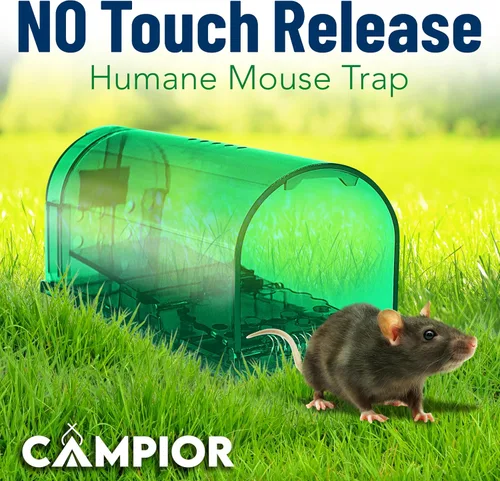 Miniatura 8 de Campior Trampa Humana para Ratones para Casa – Grande, Trampas para Ratones Sin Matar para Interiores para el Hogar, Trampa para Ratas y Ratones