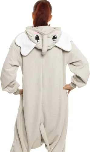 Miniatura 4 de FUNZIEZ! - Disfraz de Halloween para adultos, de animales y criaturas marinas, mameluco afelpado para cosplay, para mujeres y hombres