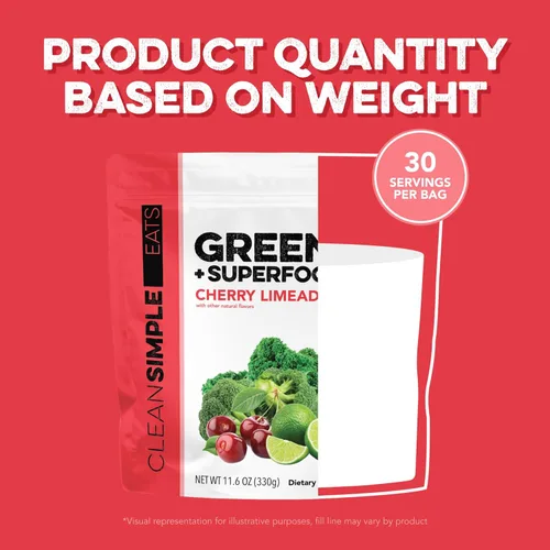 Miniatura 8 de Clean Simple Eats Super Greens Powder - Polvo de verduras con sabor natural con clorella, espirulina, superalimentos y fibra prebiótica, sin