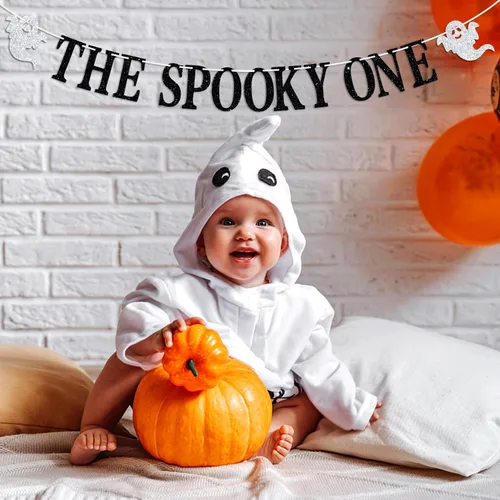 Miniatura 3 de Cartel The Spooky One, cartel de Halloween para 1er cumpleaños, murciélago fantasma de Halloween, 1er cumpleaños/baby shower, suministros