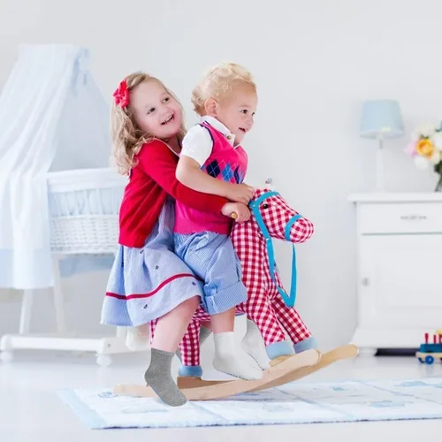 Miniatura 5 de Tphon Calcetines para niños pequeños con pinzas para niños y niñas, calcetines antideslizantes para niños, 15 pares de calcetines de media