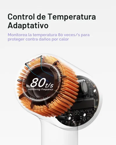 Miniatura 5 de Secador de Pelo Laifen SE 2, Secador de Pelo Iónico Negativo de 200 Millones con Modo Infantil y Motor Sin Escobillas de 108,000 RPM, Secador