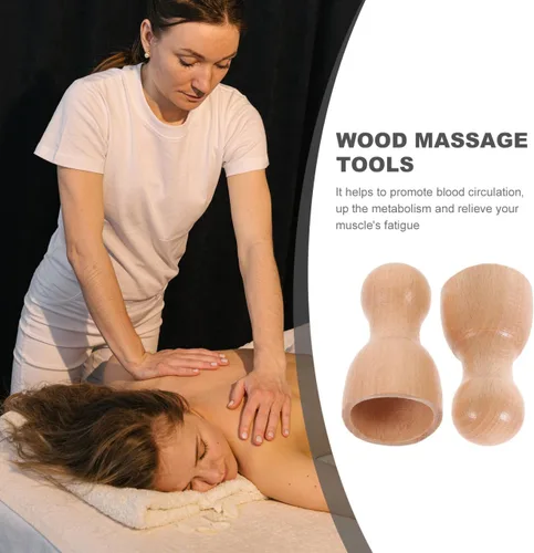 Miniatura 5 de Taza de masaje de madera de 2.36 pulgadas, pequeña taza de terapia de madera para esculpir el cuerpo, relajación muscular, herramienta manual