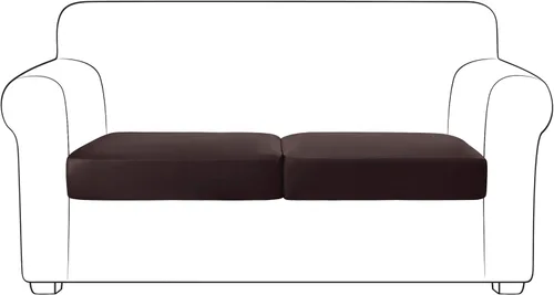 Miniatura 53 de Yates Home Funda de cojín de piel sintética para sofá, impermeable, elástica, para asiento de caravana, sofá biplaza, protector de muebles, funda