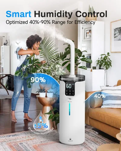 Miniatura 6 de Lacidoll Humidificador inteligente de 16 litros para habitación grande, humidificador para toda la casa para el hogar, 1500 pies cuadrados