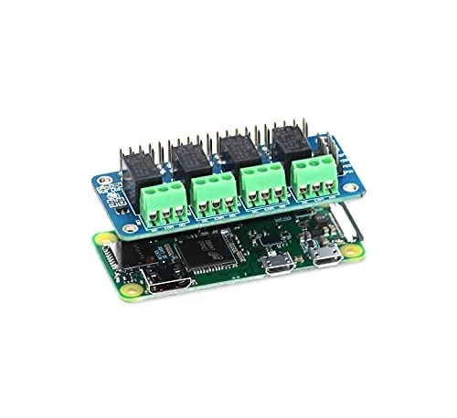 Miniatura 3 de Relé 4 Zero 3V 4 Channel Relay Shield para Raspberry Pi, Relé HAT Expansión Relay Board para Raspberry Pi 4B/3B+/3B/2B/B+/A+/Zero y Zero W Módulo