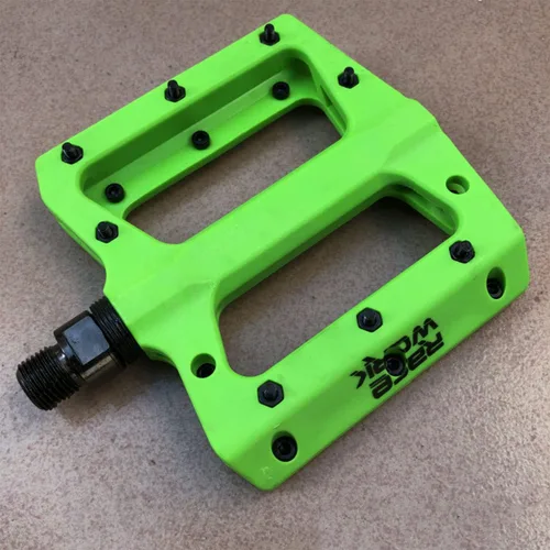 Miniatura 5 de Pedales de bicicleta de montaña Pedales de fibra de nailon MTB para bicicletas de montaña y carretera Pedal de bicicleta de plataforma plana