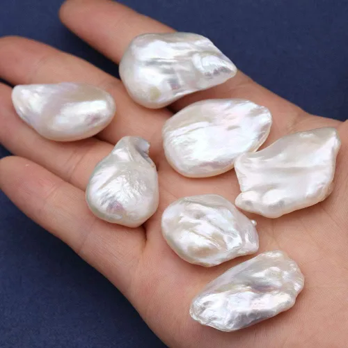 Miniatura 7 de LE SKY 2 unids perlas barrocas sin agujero natural cultivado agua dulce irregular perla perla original para la fabricación de joyas
