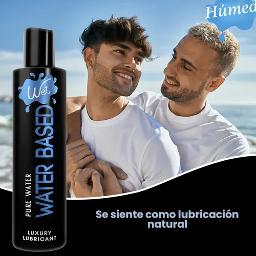 Miniatura 5 de Wet Silver Lubricante a base de agua Fórmula original premium de larga duración Vegano, pH equilibrado, hipoalergénico, sin parabenos, sin