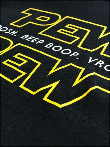 Miniatura 5 de Pew Pew Wars Divertida ciencia ficción espacial Star Noises Science for Geek Men Women T-Shirt