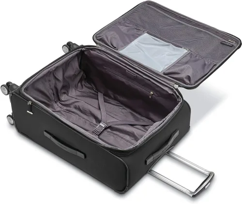 Miniatura 3 de Samsonite Solyte DLX Softside - Equipaje extensible con ruedas giratorias, Negro (Midnight black)), 123568-1548