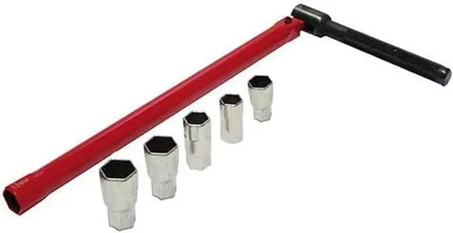 Miniatura 2 de Juego de llave de tubo de 8-13mm para fontanero, tuerca trasera, herramienta de instalación de grifo para baño