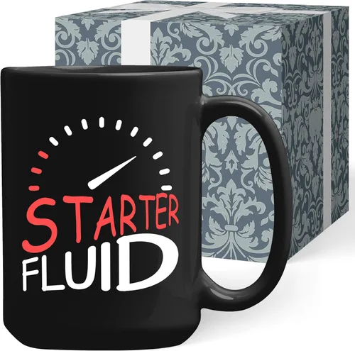 Taza con líquido para principiantes, regalo divertido para el hermano entusiasta, regalo entusiasta para papá, papá, tío, mecánico, regalos