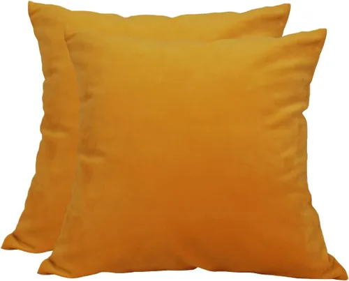 Miniatura 107 de TangDepot - Funda de almohada lisa de terciopelo, funda de cojín supersuave de lujo, muchas opciones de colores y tamaños
