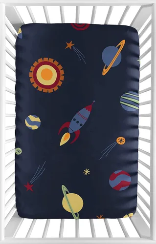 Miniatura 10 de Sábana bajera para cuna para ropa de cama de bebé y niño a rayas azul marino y gris - Estampado a rayas azul (blue and grey stripe)