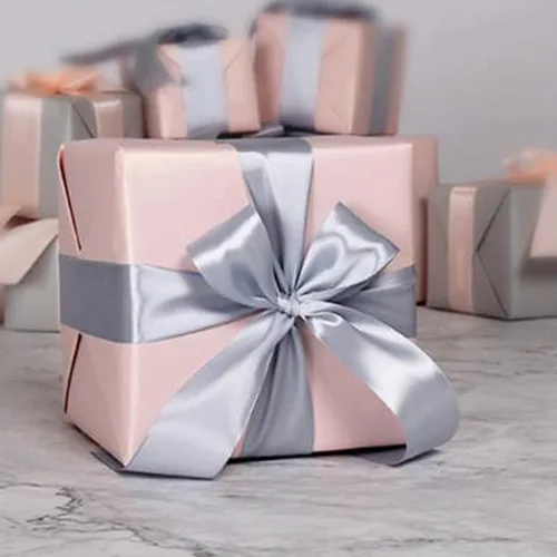 Miniatura 92 de Cinta de satén amarilla de 1 pulgada, cinta de satén sólido de doble cara para envoltura de regalos, bodas, decoración de fiestas, accesorios