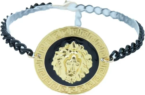 Miniatura 9 de Trendy Fashion Jewelry Pulsera de metal negro con cadena de botas occidentales para mujer, pulsera de tobillo grande león dorado para zapatos, Metal