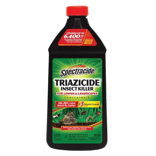 Miniatura 14 de Spectracide Triazicida insecticida concentrado para césped y paisajes (listo para rociar), protege césped, verduras, árboles frutales y de nueces
