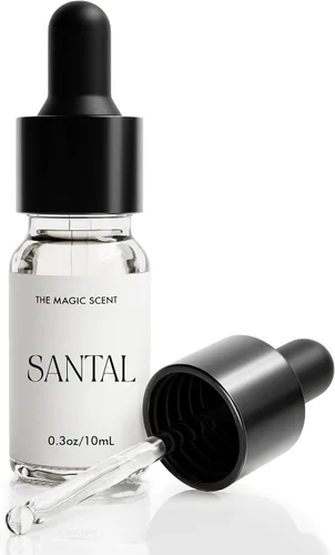 Aceite Difusor Santal de The Magic Scent - Fragancia - Frío y Ultrasónico - Aceite Esencial de Sándalo - Aceites Difusores de Aromas para el Hogar -