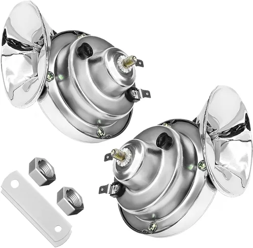 Miniatura 11 de Yourkar - Bocina de coche fuerte, 12V impermeable, bocina eléctrica de caracol de 303DB, tono alto, reemplaza para coches, SUV, camiones
