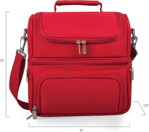 Miniatura 10 de PICNIC TIME NFL unisex-adult NFL Pranzo Lunch Bag, Insulated Lunch Box with Picnic Set, Lunch Cooler Bag 2-Rojo