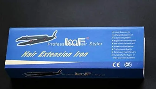 Miniatura 2 de JR611-White-A Set" - Herramienta de termostato de extensión de cabello de fusión PTC sin rastro, alicates de calefacción, conector de hierro