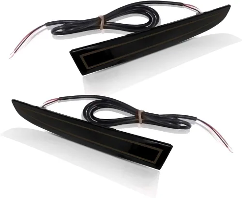 Miniatura 9 de Lente roja LED freno trasero antiniebla luces reflectoras para Chevrolet Camaro Traverse 2016-2020, Pontiac G8 2008 2009, Cadillac ATS XT5