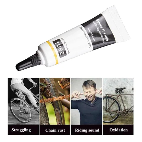 Miniatura 4 de Junta tórica Lubricante de grasa 0.35 oz Grado alimenticio Buena Lubricidad Impermeable Silicona Super O-Ring Lubricación para el hogar Lubricante
