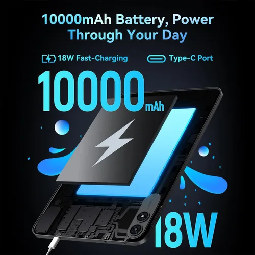 Miniatura 5 de 13.4 pulgadas Las mejores tabletas Android 15 de 2025 con teclado y lápiz, pantalla grande de 13+ pulgadas Tablet PC 2 en 1 con estuche, lápiz