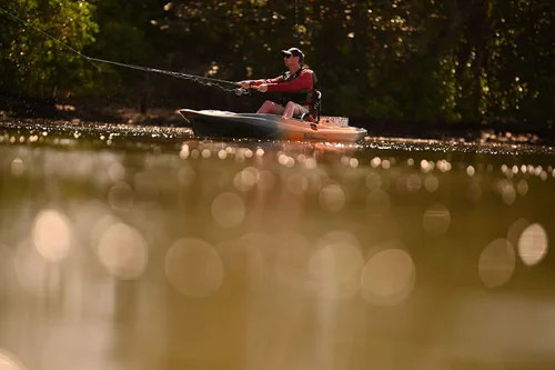 Miniatura 6 de Old Town Sportsman BigWater 132 Solo Sit-on-Top Fishing Paddle Kayak, 13 ft 2.04 in Camuflaje Ember