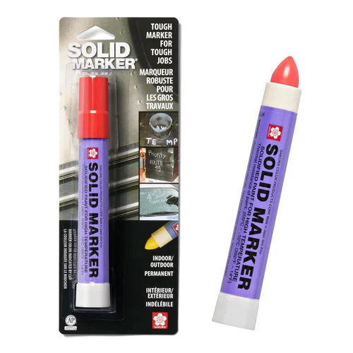 Miniatura 15 de Marcador de pintura solidificada Solid Marker de Sakura, de 14 a 392 grados Fahrenheit, Azul, 1 Azul (Blue Paint)
