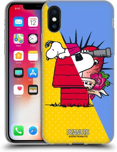 Miniatura 31 de Head Case Designs Funda de gel con licencia oficial de Peanuts Snoopy & Woodstock Halfs and Laughs [protección de grado militar] compatible