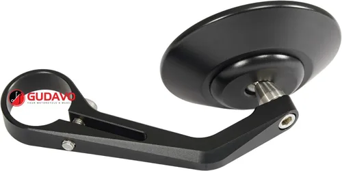 Miniatura 9 de Manillar redondo para motocicleta Retrovisores laterales compatibles con Triumph APRILIA DUCATI HONDA KAWASAKI MOTO GUZZI SUZUKI TRIUMPH YAMAHA Negro