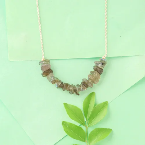Miniatura 8 de Gemstone Chips Bracelet Gold