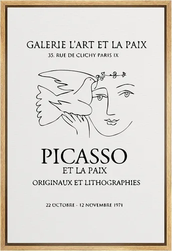 Miniatura 87 de SIGNWIN Lienzo enmarcado para pared, diseño de Vincent Van Gogh, un par de amantes, naturaleza, ilustraciones de área silvestre, bellas artes