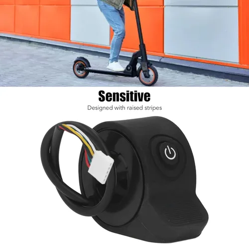 Miniatura 3 de SYH&AQYE Acelerador de pulgar para scooter eléctrico, acelerador de dedo de control de velocidad de alta sensibilidad, accesorios de acelerador
