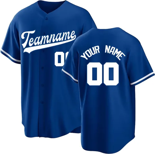 Miniatura 32 de Camiseta de béisbol personalizada cosida con el nombre del equipo, número de equipo, camisas con logotipo, uniforme deportivo impreso para hombres