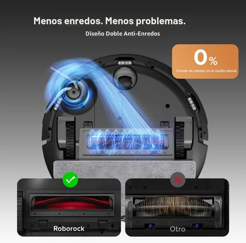 Miniatura 6 de roborock Robot aspirador y trapeador Q10 S5+, succión de 10,000 Pa, mejorado desde Q8 max+, 70 días de autovaciado, evita obstáculos, trapeador